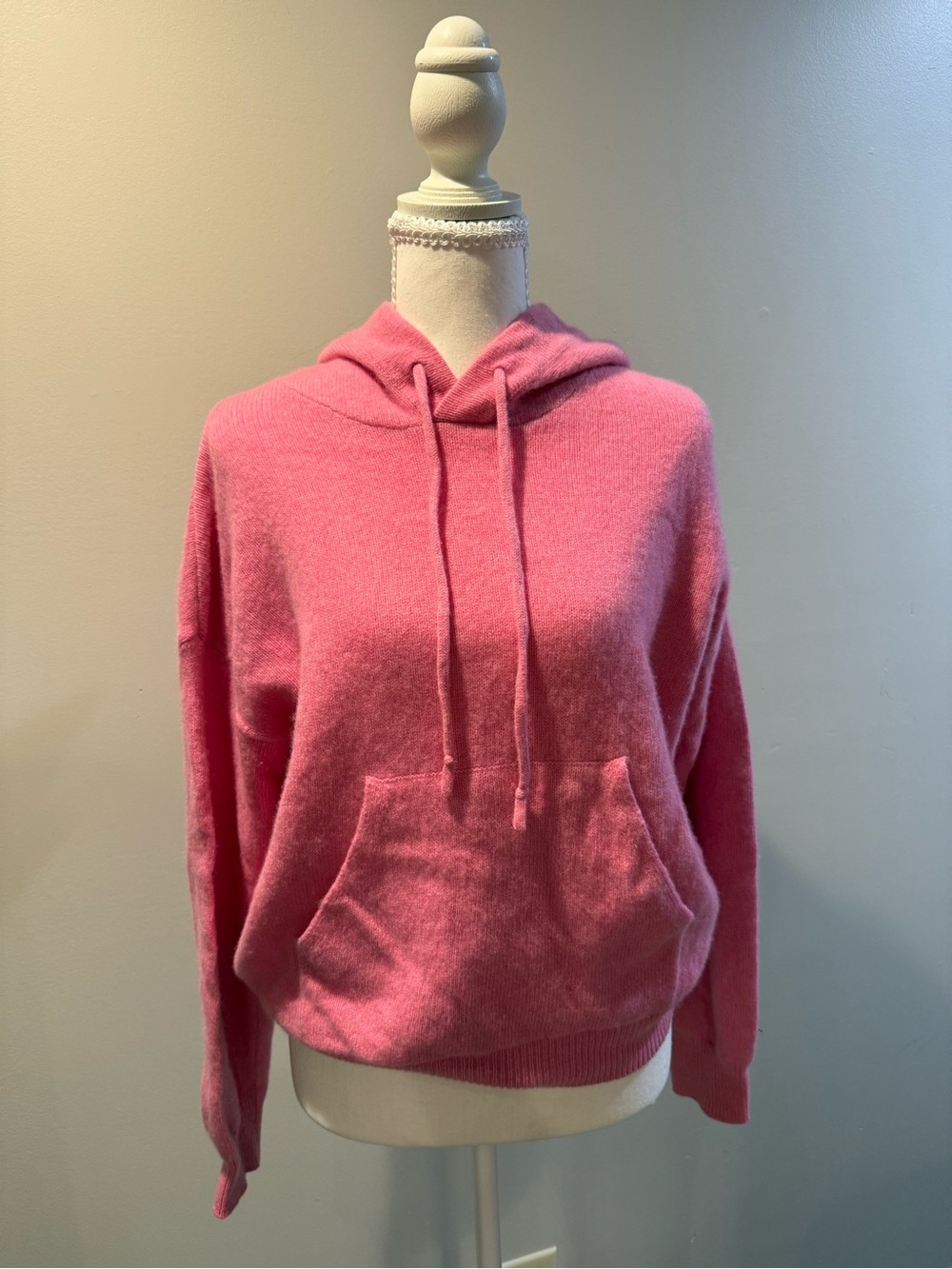 Outerknown Cashmere Pink Hooded Pullover Sweater